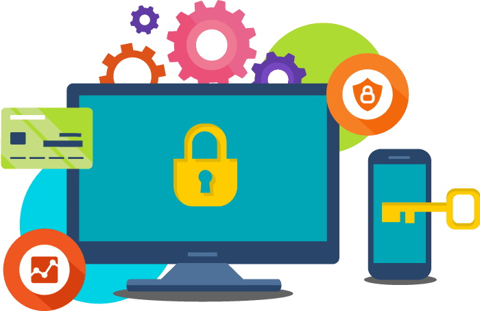 Digital Cyber Security PNG Picture