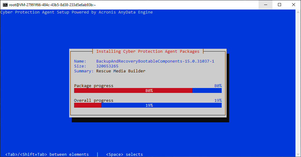 Installation von